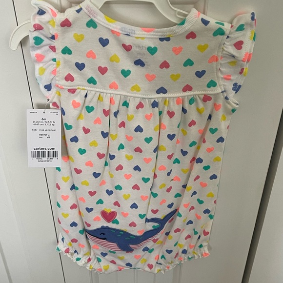 Carter's Heart Print Baby Dress - Picture 4 of 7